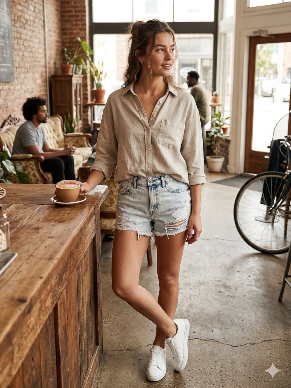 EUNINA Lulu HighRise CutOff Shortie